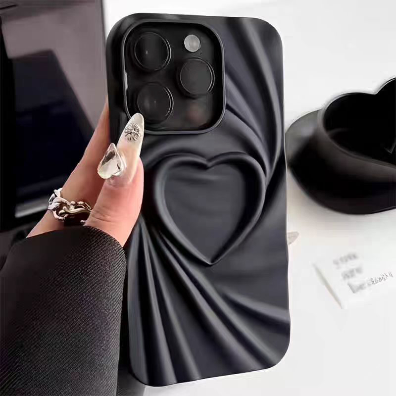 Fashion Fold Wrinkle 3D Love H - Phone Cases Dior ulasan dan harga