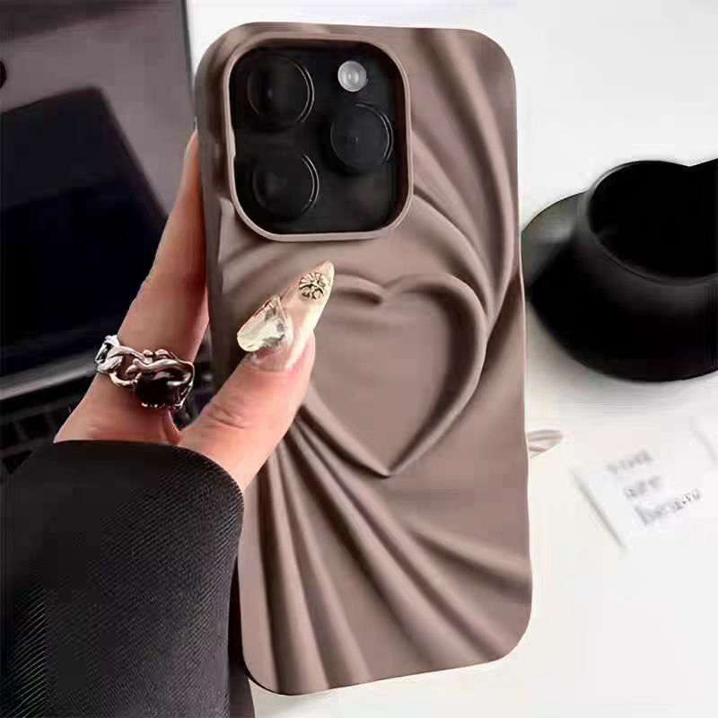 Fashion Fold Wrinkle 3D Love H - Phone Cases Dior ulasan dan harga