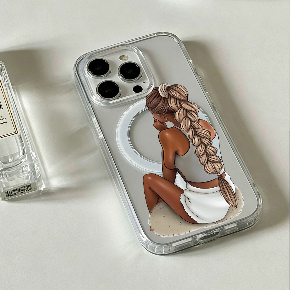 Dark Skin Fashion Woman For Ma - Phone Cases Magsafe ulasan dan harga