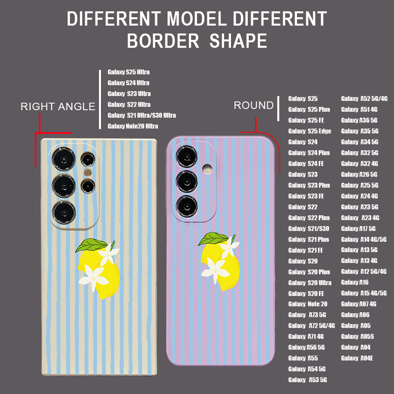 Stripe Lemon Print TPU Phone C - Phone Cases Galaxy A16 5G ulasan dan harga