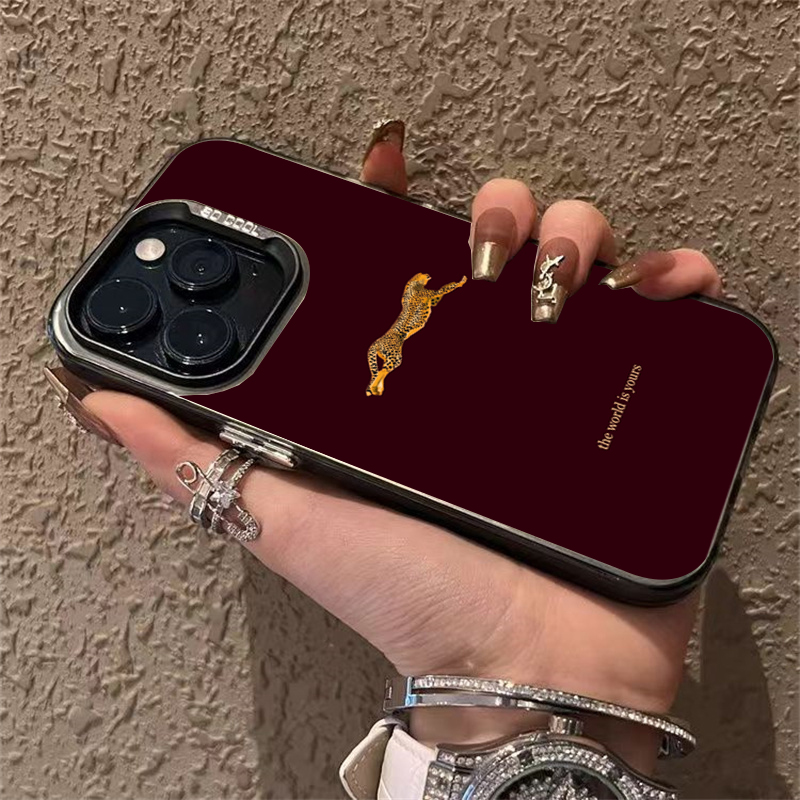 Minimalist Leopard Phone Case  - Phone Cases Trendy ulasan dan harga