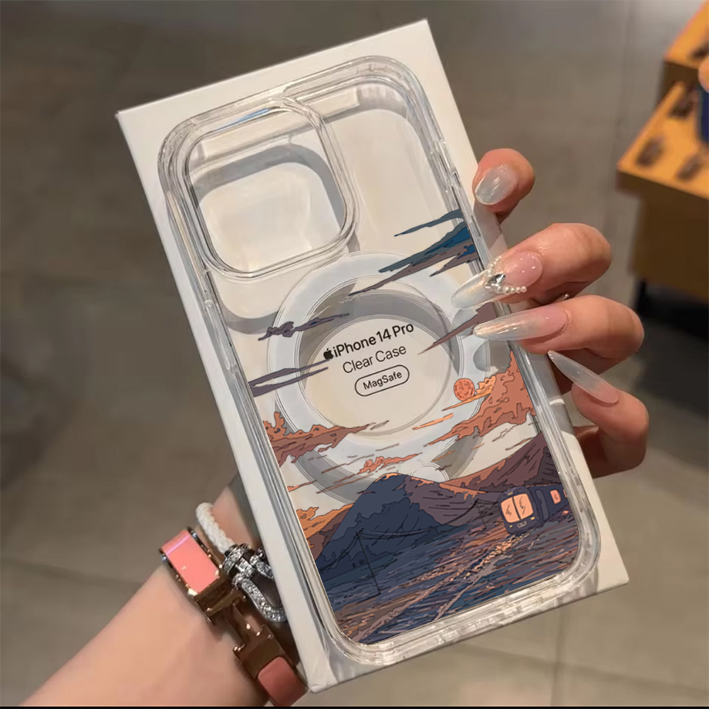 Sunset Pattern Fashion Phone C - Phone Cases Magsafe ulasan dan harga