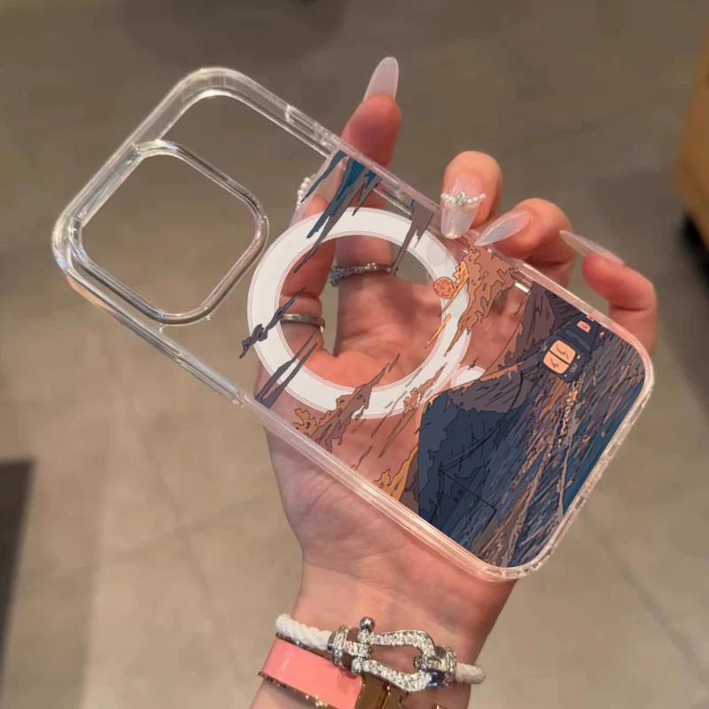 Sunset Pattern Fashion Phone C - Phone Cases Magsafe ulasan dan harga