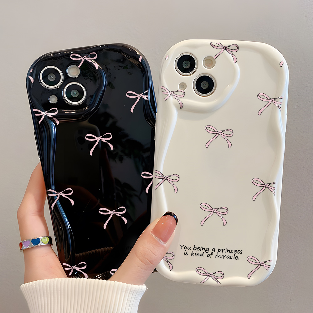 Bow Wavy Edge Phone Case For S - Phone Cases Dior ulasan dan harga