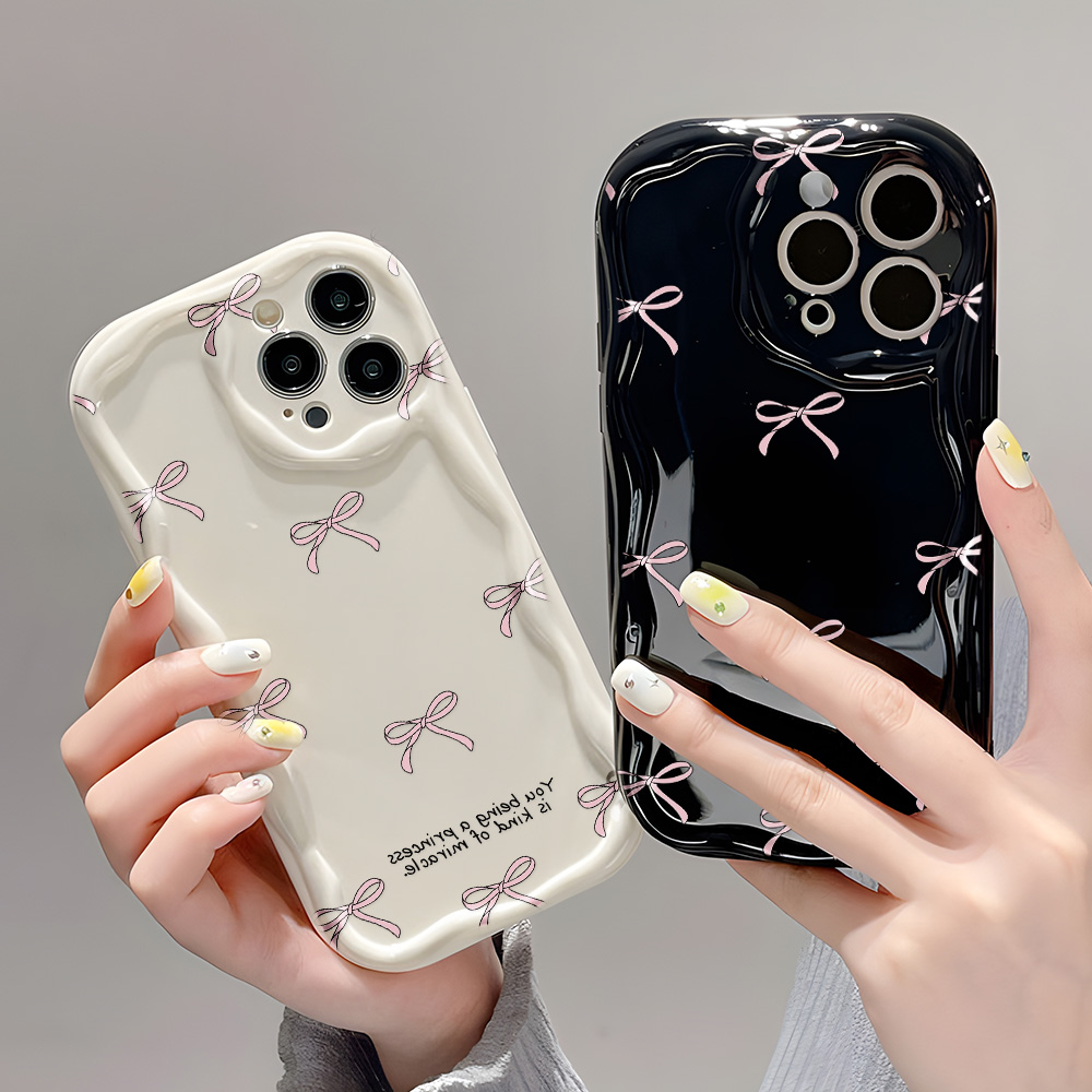 Bow Wavy Edge Phone Case For S - Phone Cases Dior ulasan dan harga