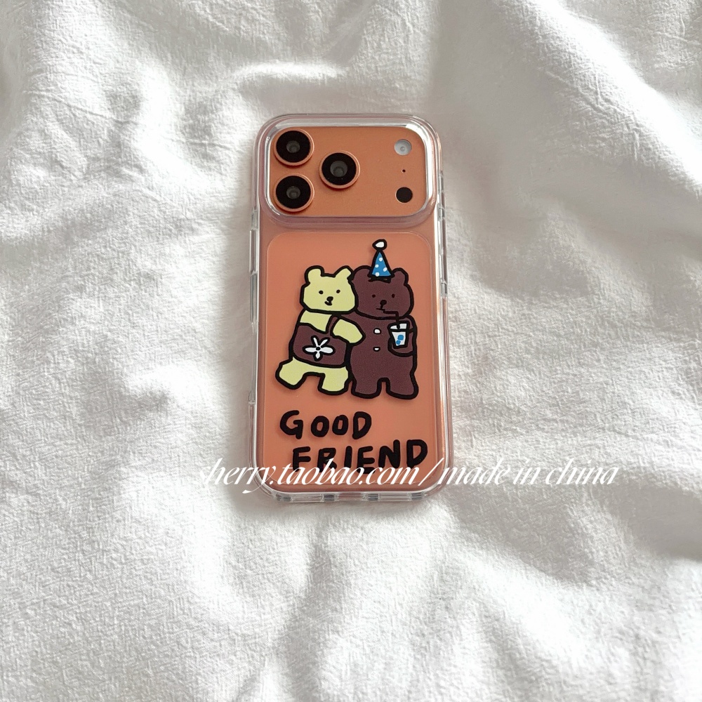 Korean Ins Cute Yellow & Brown - Phone Cases Brown ulasan dan harga