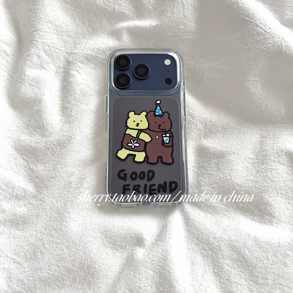 Korean Ins Cute Yellow & Brown - Phone Cases Brown ulasan dan harga