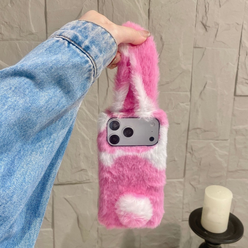 Cute Rabbit Design Fluffy Phon - Phone Cases Iphone 11 ulasan dan harga