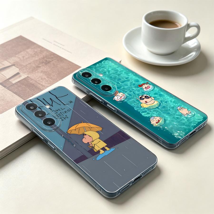 Yellow Umbrella Boy Phone Cove - Phone Cases A14 Samsung ulasan dan harga