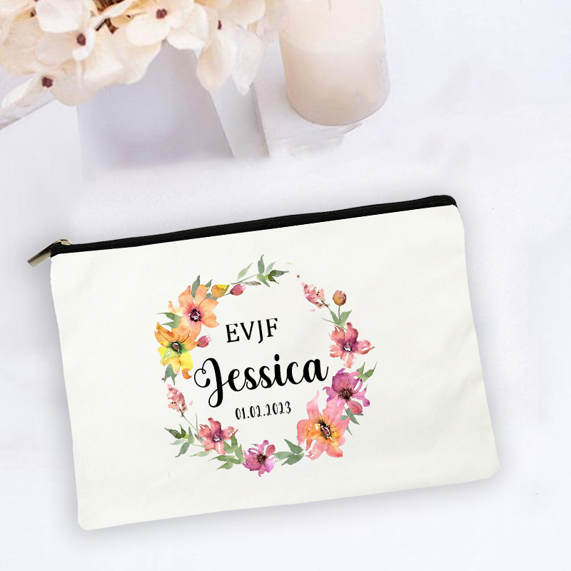 Personalized EVJF Cosmetic Bag - Monogram Custom Case ulasan dan harga
