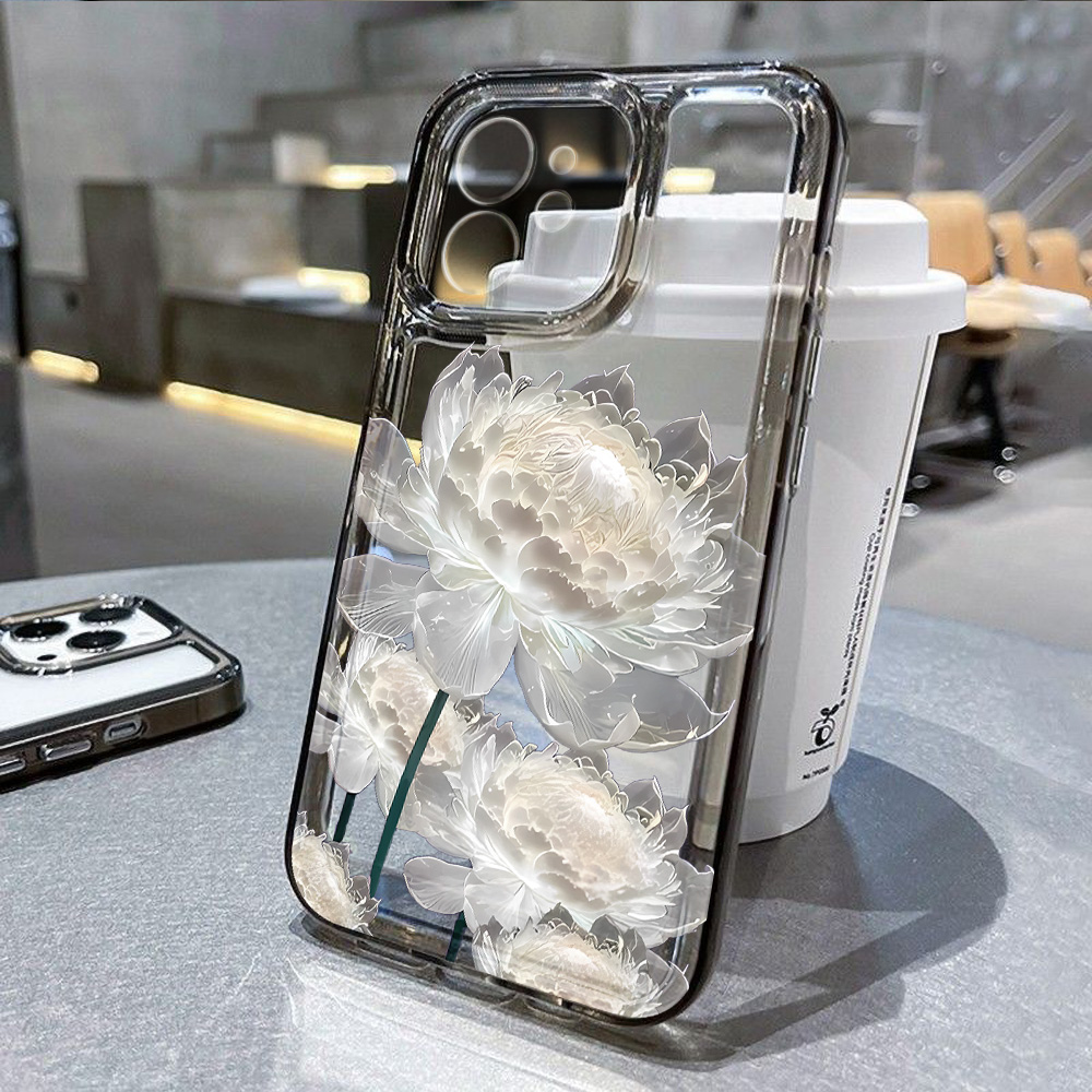 Lotus Flower Transparent Phone - Phone Cases Dior ulasan dan harga