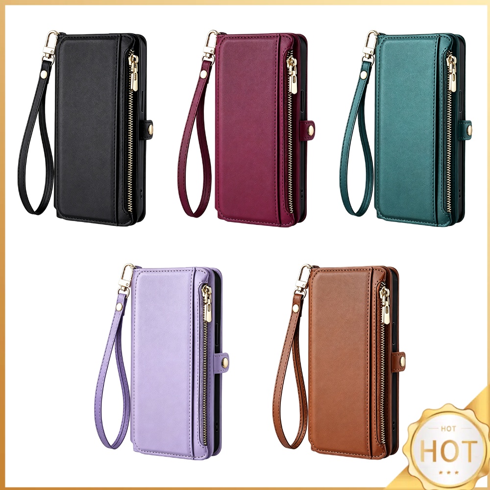 for Iphone 17 Pro Max Air Case - Leather Folio Wallet Case ulasan dan harga